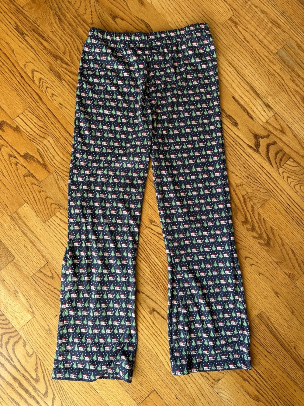 Vineyard Vines Navy Lounge Pants with Pink, Green, White and Red Accents